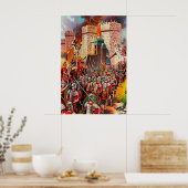 Luke 19:41-44 Jerusalem zal vernietigd poster word (Keuken)