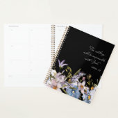 Luke 1:37 Bijbel Verse Wilde Flowers Waterverf Art Planner (Display)
