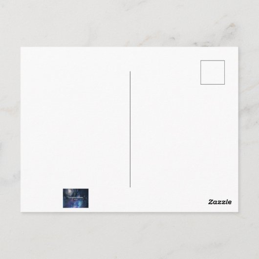 Luke 1:37 briefkaart (Achterkant)