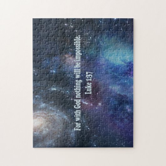 Luke 1:37 legpuzzel (Verticaal)