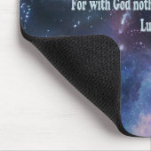 Luke 1:37 muismat (Hoek)