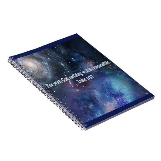 Luke 1:37 notitieboek (Rechterzijde)