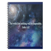 Luke 1:37 notitieboek (Voorkant)