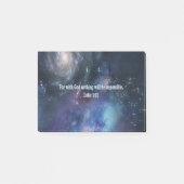 Luke 1:37 post-it® notes (Voorkant)