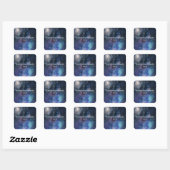 Luke 1:37 vierkante sticker (Vel)