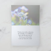 Luke 1:37 Want met God zal niets onmogelijk zijn Kaart (Binnen)