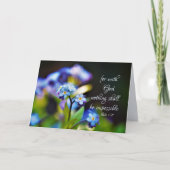 Luke 1:37 Want met God zal niets onmogelijk zijn Kaart (Voorkant)