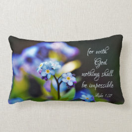 Luke 1:37 Want met God zal niets onmogelijk zijn Kussen