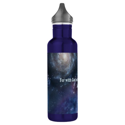 Luke 1:37 waterfles  (Links)