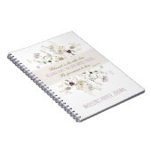 Luke 1:45 Gezegend is zij Wildflower Prayer Journa Notitieboek (Rechterzijde)