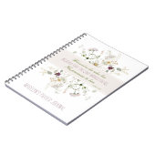 Luke 1:45 Gezegend is zij Wildflower Prayer Journa Notitieboek (Linkerzijde)