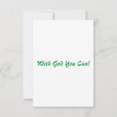 Luke 21:15 KJV Bijbel Verse Pic Flat Wenskaart Kaart (Achterkant)