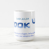 Luke 21:28 koffiemok (Center)