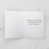 Luke 24:6-7 Easter Card Risen Savior Scripture  Kaart (Binnen)