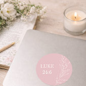 Luke 24:6 Easter – He Is Risen Christian Sticker