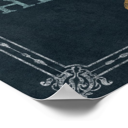 Luke 2:11 Chalkboard Art 16x20 Poster (Hoek)