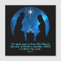 Luke 2:11 Magnetische Kaart