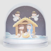 Luke 2:11 Nativity Bible Verse Snow Globe Sneeuwbol (Voorkant)