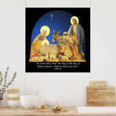 Luke 2:11 poster (Keuken)