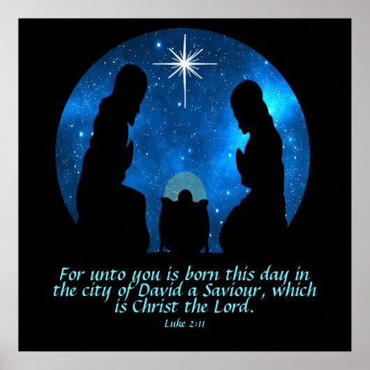 Luke 2:11 poster (Voorkant)