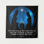 Luke 2:11 wandkleed (Voorkant)