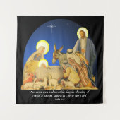 Luke 2:11 wandkleed (Voorkant)