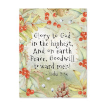Luke 2 14 Glory aan God in de Hoogste, Kerstmis