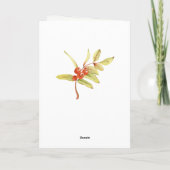 Luke 2 14 Glory aan God in de Hoogste, Kerstmis Kaart (Achterkant)