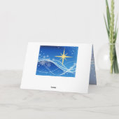 Luke 2:14 "Glory to God in the Hoogste" Kerstmis Feestdagen Kaart (Achterkant)