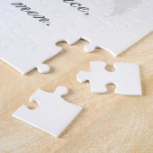 Luke 2:14 "Glory to God" White Rose Legpuzzel (Zijkant)