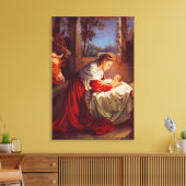 Luke 2:1-7 Jesus is geboren in Bethlehem Canvas (Insitu (Woonkamer))