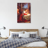 Luke 2:1-7 Jesus is geboren in Bethlehem Canvas Afdruk (Insitu (Slaapkamer))