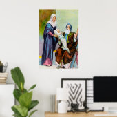 Luke 2:25-35 Simeon ziet Gods Salvatie Poster (Thuiskantoor)