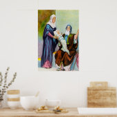 Luke 2:25-35 Simeon ziet Gods Salvatie Poster (Keuken)
