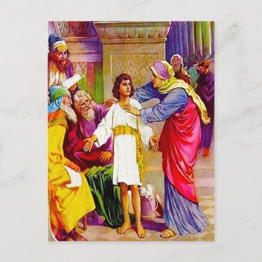 Luke 2:41-50 Jezus in het briefkaart van zijn vade (Voorkant)