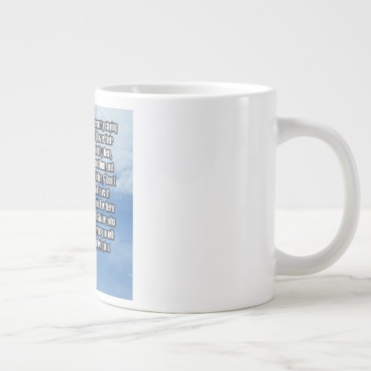 Luke 2:8–12 WEBU Mug Grote Koffiekop (Rechts)