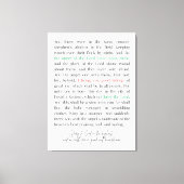 Luke 2:8-14 Canvas Print (Voorkant)