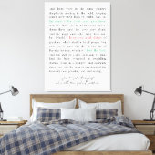 Luke 2:8-14 Canvas Print (Insitu (Slaapkamer))