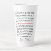 Luke 2:8 - 14 Tall Coffee Mok (Voorkant)