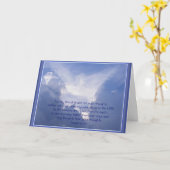 Luke 4:10, Angels kijkt over jou, Aanmoediging Kaart (Gele Bloem)