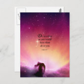 Luke 6:31 briefkaart (Voorkant / Achterkant)