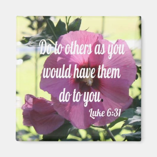 Luke 6:31 magneet (Voorkant)