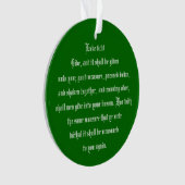 LUKE 6:38 ORNAMENT (voorkant)
