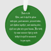 LUKE 6:38 ORNAMENT (voorkant)