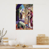 Luke 7:40 50 een verhaal over vergeven poster (Keuken)