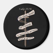 Luke Advice koopt een zwaard Magneet (Voorkant)