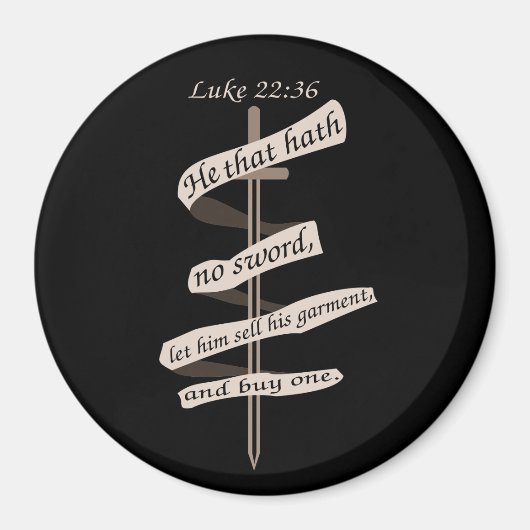 Luke Advice koopt een zwaard Magneet (Voorkant)