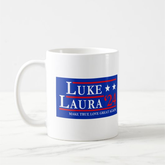 Luke and Laura 2024 True Love Candidates Koffiemok (Links)
