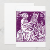 Luke de Evangelist Kaart (Voorkant / Achterkant)