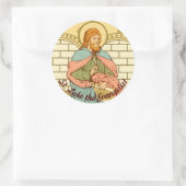 Luke de Evangelist (RLS 08) Ronde Sticker (Tas)